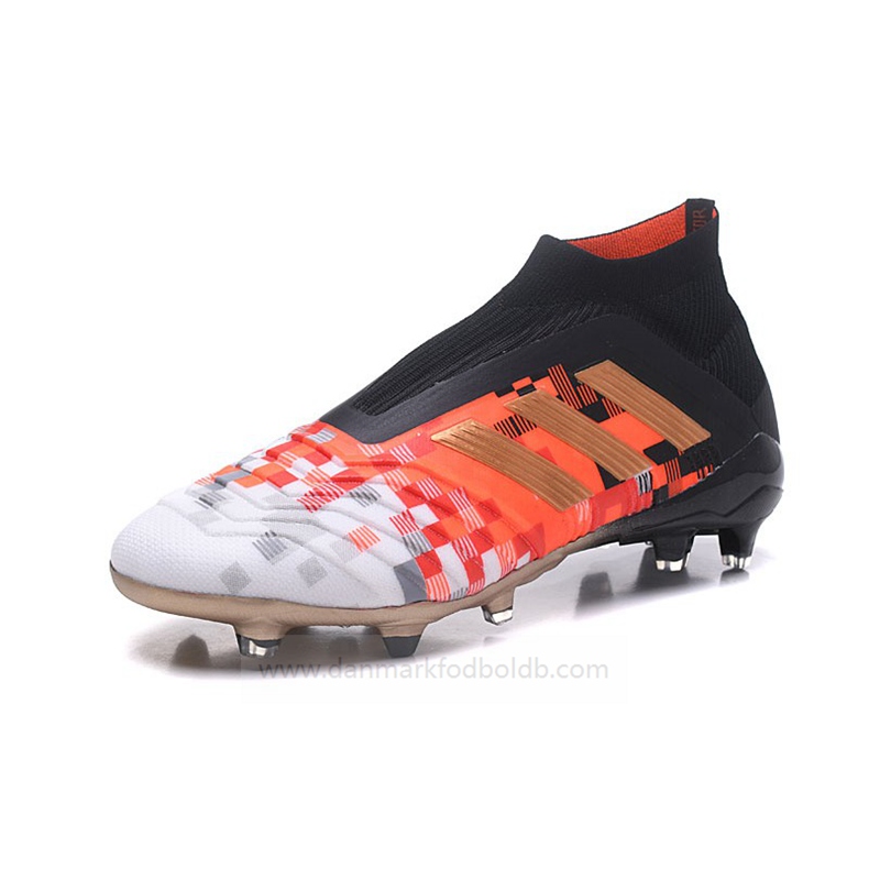 Adidas Predator 18+ Telstar FG Fodboldstøvler Herre – Sort Orange